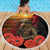 Maori Kiwi Soldier Fern Tattoo ANZAC Day Beach Blanket Lest We Forget