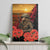 Maori Kiwi Soldier Fern Tattoo ANZAC Day Canvas Wall Art Lest We Forget