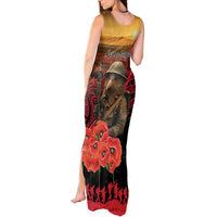 Maori Kiwi Soldier Fern Tattoo ANZAC Day Tank Maxi Dress Lest We Forget