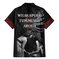 New Zealand Mother's Day Family Matching Mermaid Dress and Hawaiian Shirt Maori Hongi Aroha Ahau Ki A Koe Mama LT9 - Polynesian Pride