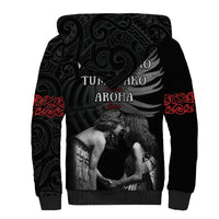 New Zealand Mother's Day Sherpa Hoodie Maori Hongi Aroha Ahau Ki A Koe Mama LT9 - Polynesian Pride