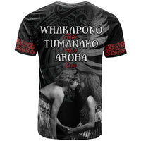 New Zealand Mother's Day T Shirt Maori Hongi Aroha Ahau Ki A Koe Mama