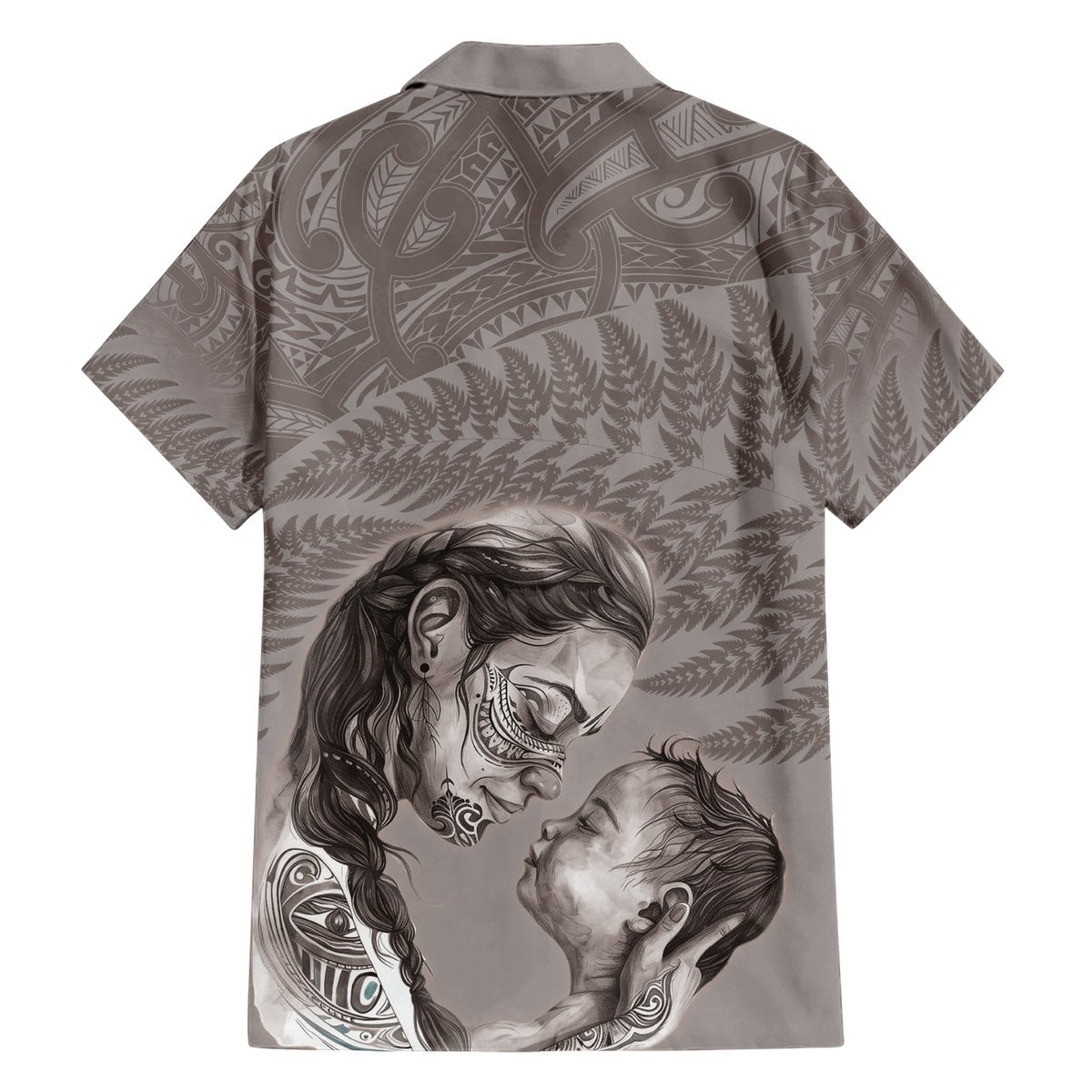New Zealand Mother's Day Hawaiian Shirt Maori Mo Toku Mama Silver Fern