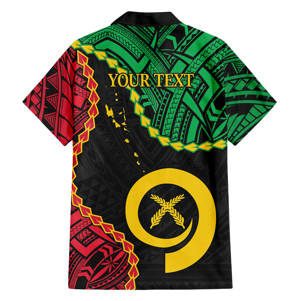 Personalised Vanuatu 44th Anniversary Family Matching Tank Maxi Dress and Hawaiian Shirt Tugeta Yumi Selebretem Indipendens Dei LT9 - Polynesian Pride