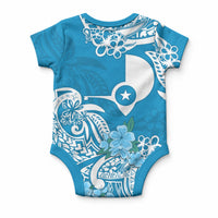 FSM Yap State Baby Onesie Polynesian Floral Tribal LT9 - Polynesian Pride