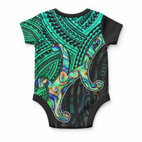 Aotearoa Papua Shell Baby Onesie Maori Tribal Pattern LT9 - Polynesian Pride
