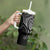 Aotearoa Maori Koru Tumbler With Handle Black Polynesian Pacific Tribal