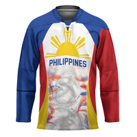 Philippines Flag Day Hockey Jersey Filipino Feather Pattern