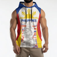 Philippines Flag Day Sleeveless Hoodie Filipino Feather Pattern
