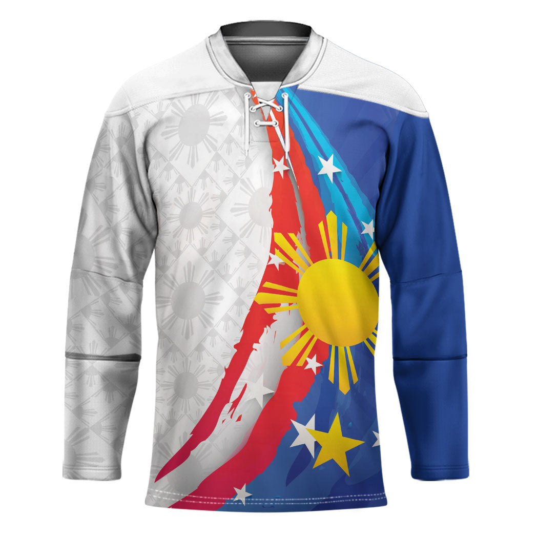 Philippines Flag Day Hockey Jersey Filipino Pride Shines Bright On Flag Day