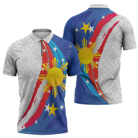 Philippines Flag Day Zipper Polo Shirt Filipino Pride Shines Bright On Flag Day