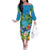 5 Oclock Somewhere Family Matching Off The Shoulder Long Sleeve Dress and Hawaiian Shirt Hawaii Parrots Cocktail Summer Beach Vibe - Polynesian Pride