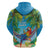 5 Oclock Somewhere Hoodie Hawaii Parrots Cocktail Summer Beach Vibe - Polynesian Pride