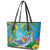 5 Oclock Somewhere Leather Tote Bag Hawaii Parrots Cocktail Summer Beach Vibe - Polynesian Pride