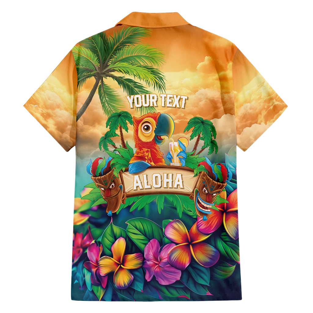 5 Oclock Somewhere Personalized Family Matching Long Sleeve Bodycon Dress and Hawaiian Shirt Hawaii Parrots Plumeria Summer Vibe LT9 - Polynesian Pride