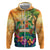 5 Oclock Somewhere Personalized Hoodie Hawaii Parrots Plumeria Summer Vibe - Polynesian Pride