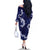 Mokihana Maile and Ilima Leis Family Matching Off The Shoulder Long Sleeve Dress and Hawaiian Shirt Uliuli Hawaiian Tapa Quilt Pattern - Polynesian Pride