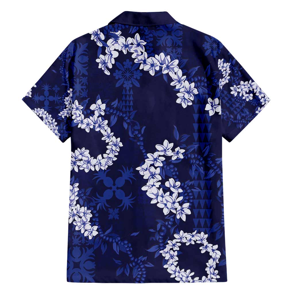 Mokihana Maile and Ilima Leis Family Matching Off Shoulder Maxi Dress and Hawaiian Shirt Uliuli Hawaiian Tapa Quilt Pattern LT9 - Polynesian Pride