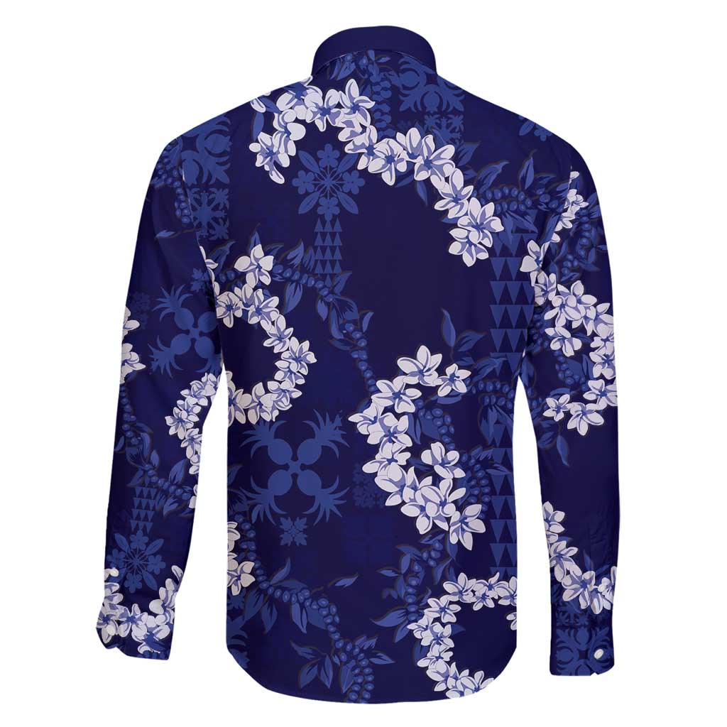 Mokihana Maile and Ilima Leis Family Matching Off Shoulder Maxi Dress and Hawaiian Shirt Uliuli Hawaiian Tapa Quilt Pattern LT9 - Polynesian Pride