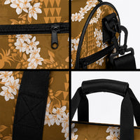 Mokihana Maile and Ilima Leis Duffle Bag Alani Hawaiian Tapa Quilt Pattern LT9 - Polynesian Pride