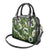 Mokihana Maile and Ilima Leis Shoulder Handbag Omaʻomaʻo Hawaiian Tapa Quilt Pattern - Polynesian Pride