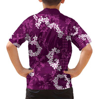 Mokihana Maile and Ilima Leis Hawaiian Shirt Akala Hawaiian Tapa Quilt Pattern - Polynesian Pride