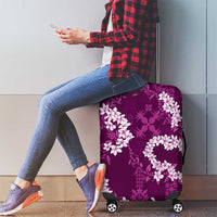 Mokihana Maile and Ilima Leis Luggage Cover Akala Hawaiian Tapa Quilt Pattern LT9 - Polynesian Pride