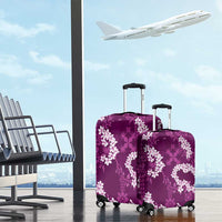 Mokihana Maile and Ilima Leis Luggage Cover Akala Hawaiian Tapa Quilt Pattern LT9 - Polynesian Pride