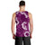 Mokihana Maile and Ilima Leis Men Tank Top Akala Hawaiian Tapa Quilt Pattern - Polynesian Pride