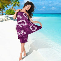 Mokihana Maile and Ilima Leis Sarong Akala Hawaiian Tapa Quilt Pattern - Polynesian Pride
