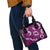 Mokihana Maile and Ilima Leis Shoulder Handbag Akala Hawaiian Tapa Quilt Pattern - Polynesian Pride