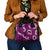 Mokihana Maile and Ilima Leis Shoulder Handbag Akala Hawaiian Tapa Quilt Pattern - Polynesian Pride