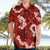 Mokihana Maile and Ilima Leis Hawaiian Shirt Ulaʻula Hawaiian Tapa Quilt Pattern - Polynesian Pride