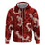 Mokihana Maile and Ilima Leis Hoodie Ulaʻula Hawaiian Tapa Quilt Pattern - Polynesian Pride
