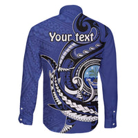 Personalized FSM 1986 Independence Day Family Matching Long Sleeve Bodycon Dress and Hawaiian Shirt Polynesian Shark Tattoo Style LT9 - Polynesian Pride