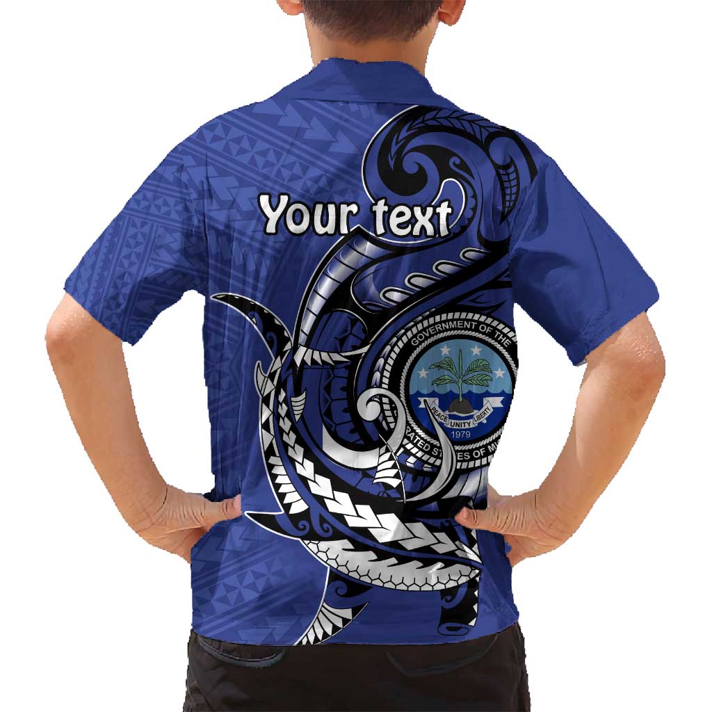 Personalized FSM 1986 Independence Day Family Matching Summer Maxi Dress and Hawaiian Shirt Polynesian Shark Tattoo Style LT9 - Polynesian Pride