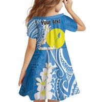 Personalized Palau 1994 Belau Rekid Family Matching Tank Maxi Dress and Hawaiian Shirt Polynesian Plumeria Style LT9 - Polynesian Pride
