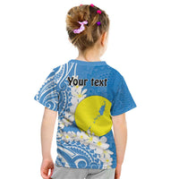 Personalized Palau 1994 Belau Rekid Kid T Shirt Polynesian Plumeria Style LT9 - Polynesian Pride