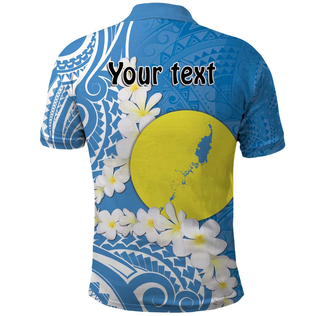 Personalized Palau 1994 Belau Rekid Polo Shirt Polynesian Plumeria Style LT9 - Polynesian Pride