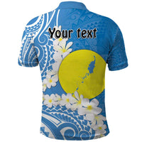 Personalized Palau 1994 Belau Rekid Polo Shirt Polynesian Plumeria Style LT9 - Polynesian Pride