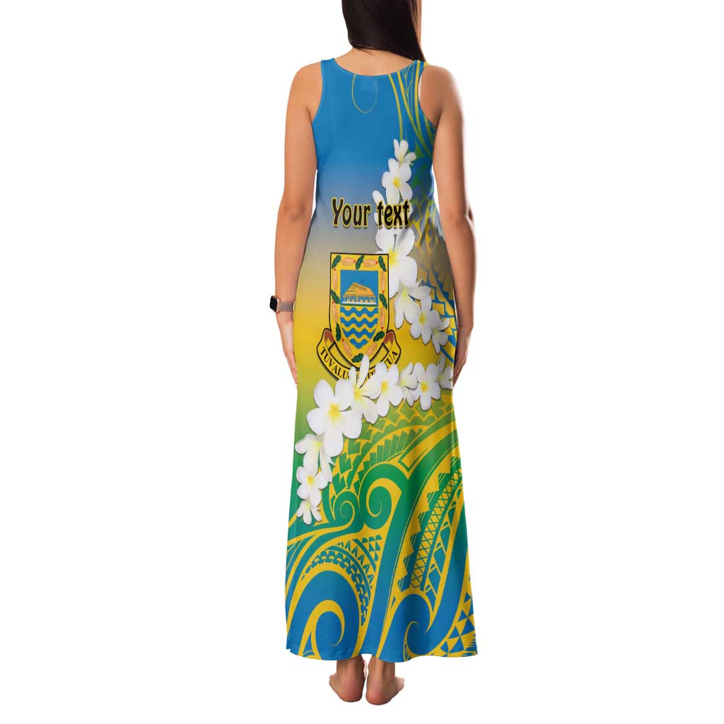 Personalised Tuvalu 1978 Independence Day Family Matching Tank Maxi Dress and Hawaiian Shirt Polynesian Plumeria Style LT9 - Polynesian Pride