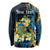 Personalised Tuvalu Beautiful Plumeria Flower Long Sleeve Shirt