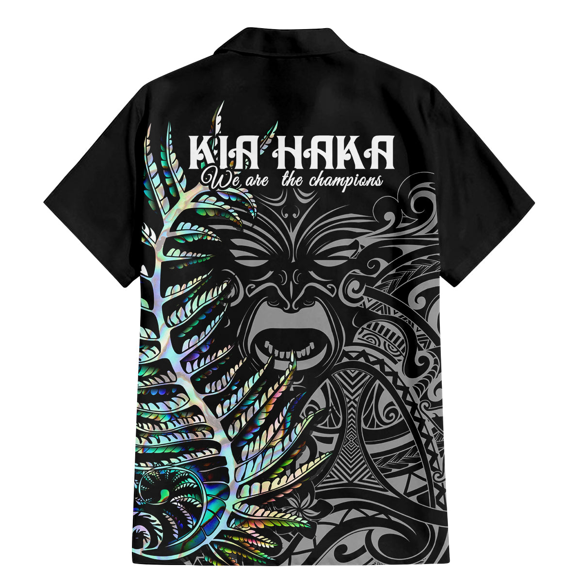 New Zealand Rugby Family Matching Mermaid Dress and Hawaiian Shirt NZ Black Fern Champions History With Papua Shell LT9 - Polynesian Pride