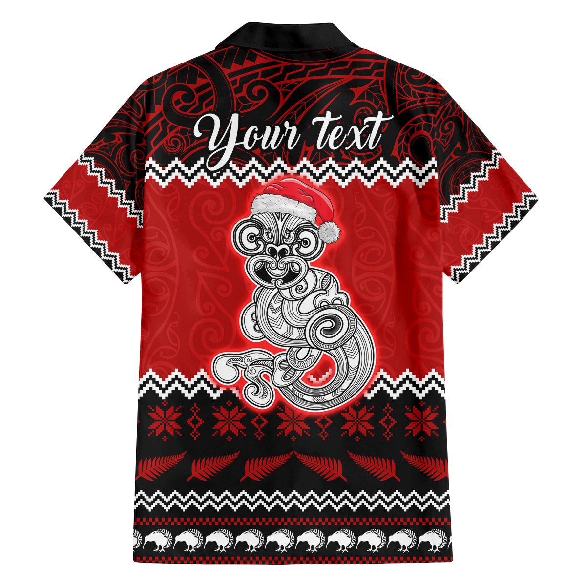 Personalised New Zealand Christmas Family Matching Off Shoulder Maxi Dress and Hawaiian Shirt Maori Tiki Meri Kirihimete LT9 - Polynesian Pride