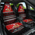 Personalised New Zealand Christmas Car Seat Cover Kiwi Santa Claus Maori Meri Kirihimete LT9 One Size Red - Polynesian Pride