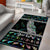 Personalised New Zealand Christmas Area Rug Maori Fern Manaia Meri Kirihimete with Papaua Shell LT9 - Polynesian Pride