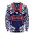 Samoa Black Saturday Long Sleeve Shirt Samoa mo Samoa with Blue Ula Fala