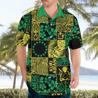 Cook Islands Mere Kiritimiti Hawaiian Shirt Pacific Patchwork Xmas Vibes - Polynesian Pride
