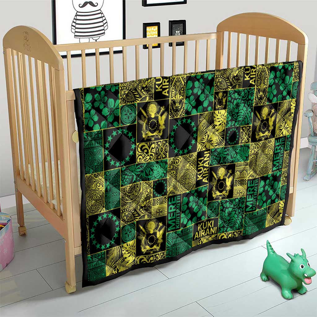 Cook Islands Mere Kiritimiti Quilt Pacific Patchwork Xmas Vibes - Polynesian Pride