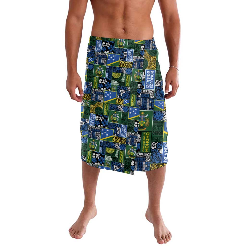 Solomon Islands Meri Kirihimete Lavalava Pacific Patchwork Xmas Vibes - Polynesian Pride